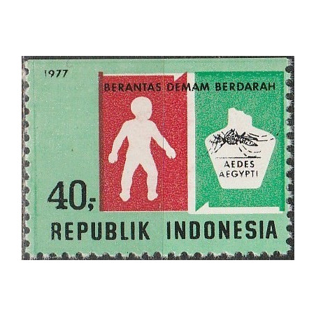 Indonesia stamps (1977) for sale. Health care