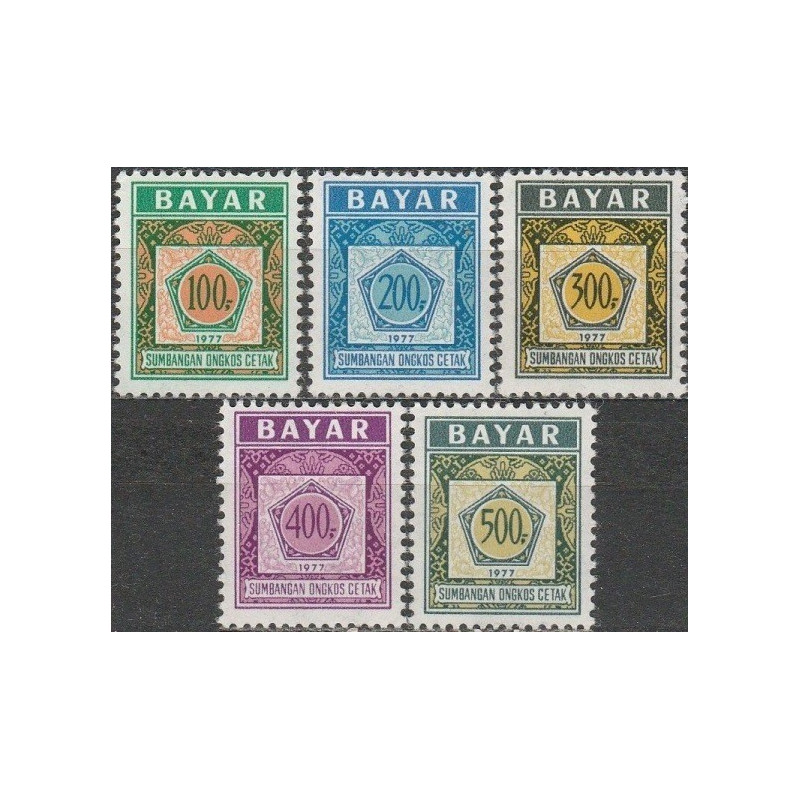Indonesia stamps (1977) for sale. Postage revenue