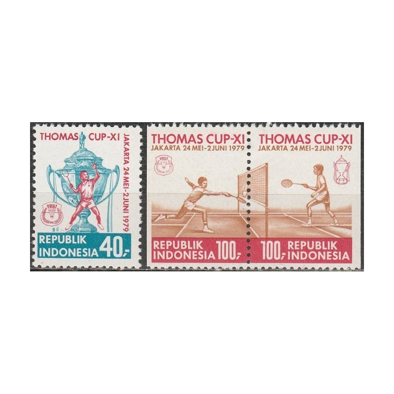 Indonesia stamps (1979) for sale. Badminton cup