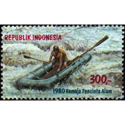 Indonezijos pašto ženklai (1980). Vandens sportas