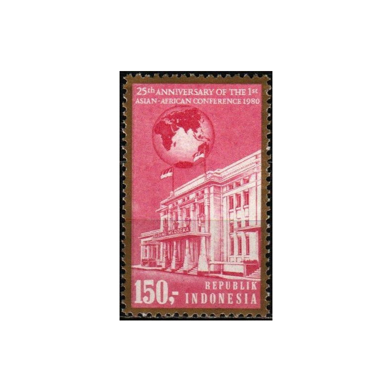 Indonesia stamps (1980) for sale. Asian-African Conference