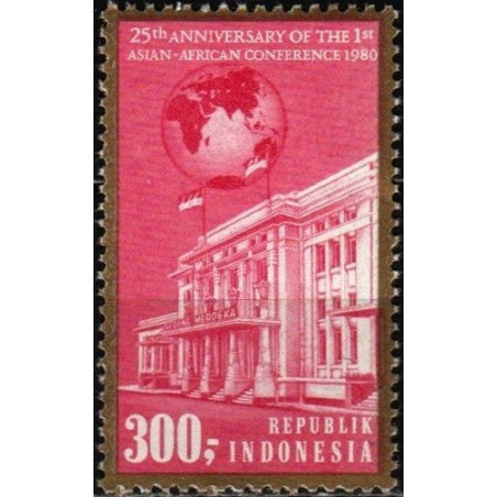 Indonezijos pašto ženklai (1980). Afrikos ir Azijos šalių konferencija