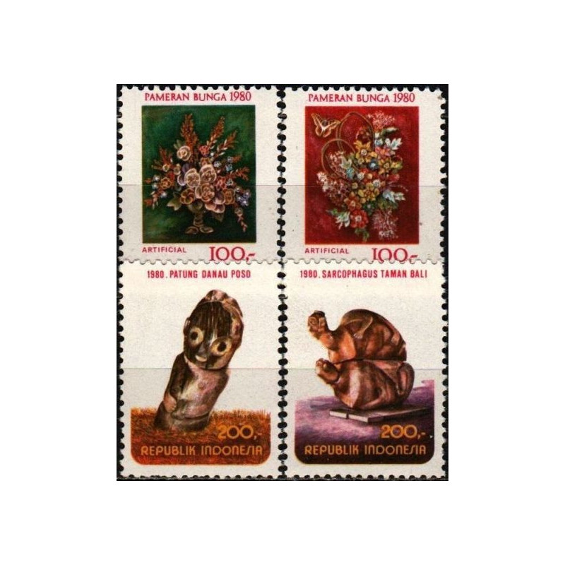 Indonezijos pašto ženklai (1980). Menas ir kultūra