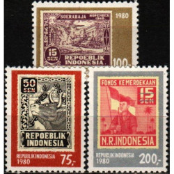 Indonezijos pašto ženklai (1980). Nepriklausomybė (ženklai ženkluose)