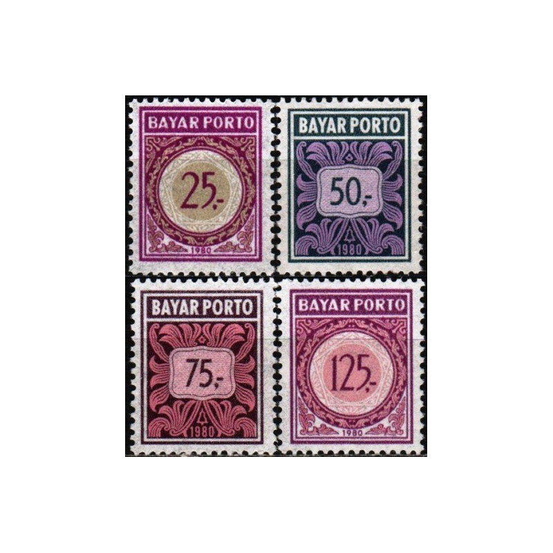 Indonezijos pašto ženklai (1980). Mokestiniai ženklai