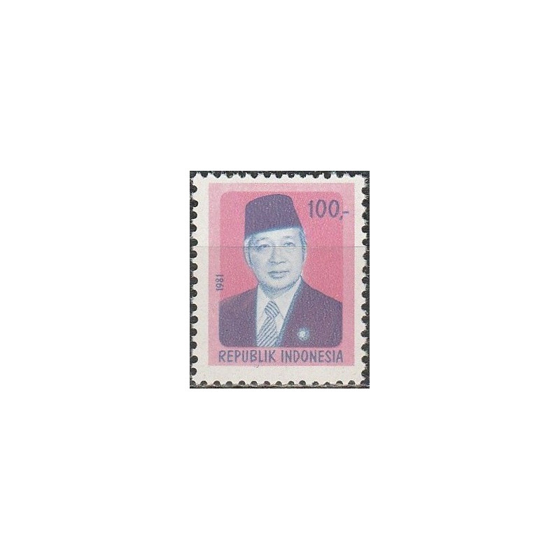 Indonezijos pašto ženklai (1981). Prezidentas