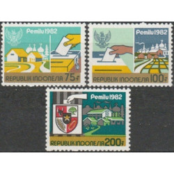 Indonezijos pašto ženklai (1982). Rinkimai