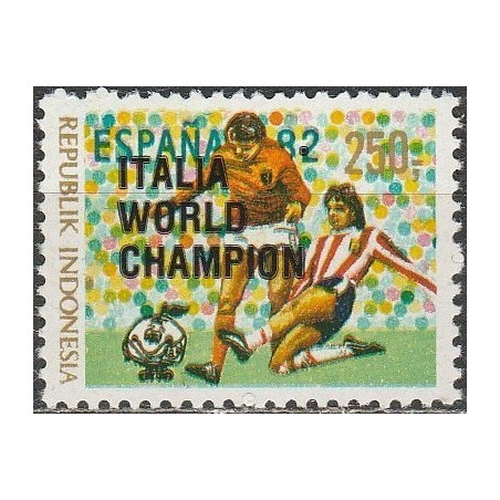 Indonezijos pašto ženklai (1982). FIFA Pasaulio taurės laimėtojai