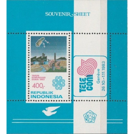 Indonezijos pašto ženklai (1983). Telekomunikacijų paroda Ženevoje