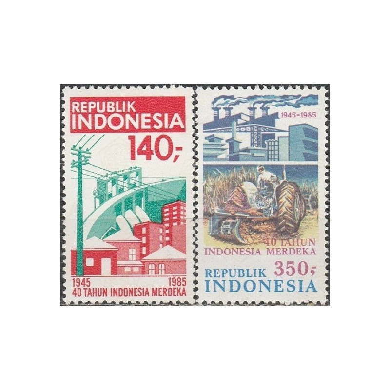 Indonesia stamps (1985) for sale. Industry