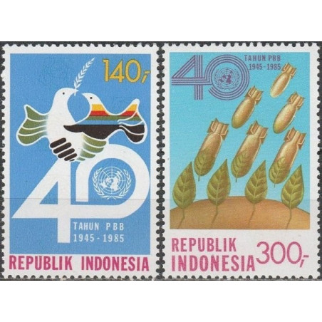 Indonezijos pašto ženklai (1985). Jungtinės tautos
