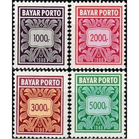 Indonezijos pašto ženklai (1988). Mokestiniai ženklai