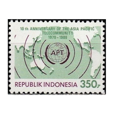 Indonesia stamps (1989) for sale. Television