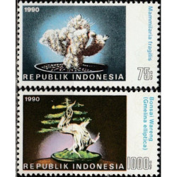 Indonezijos pašto ženklai (1990). Dekoratyviniai augalai