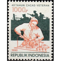 Indonesia stamps (1990) for sale. Veterans