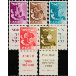 Izraelio pašto ženklai (1957). Žydų tikėjimai (Izraelitų gentys)