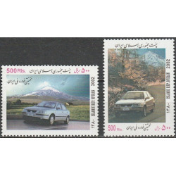 Irano pašto ženklai (2002). Vietiniai automobiliai