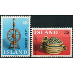 Islandijos pašto ženklai (1976). Amatininkų rankdarbiai