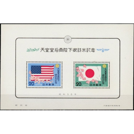 Japonijos pašto ženklai (1975). Nacionalinės vėliavos