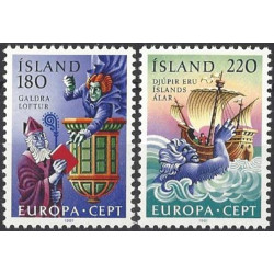Islandijos pašto ženklai (1981). Liaudies kultūra