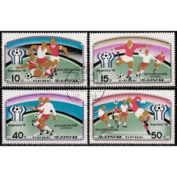 Šiaurės Korėjos pašto ženklai (1977). FIFA Pasaulio taurė