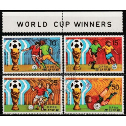 Šiaurės Korėjos pašto ženklai (1978). FIFA Pasaulio taurė nugalėtojai