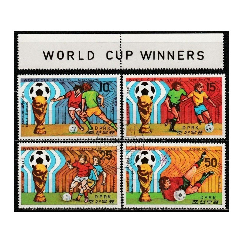 Šiaurės Korėjos pašto ženklai (1978). FIFA Pasaulio taurė nugalėtojai