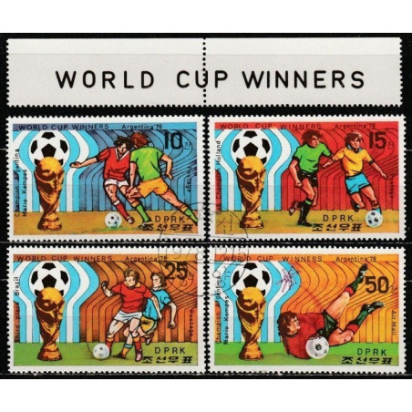 Šiaurės Korėjos pašto ženklai (1978). FIFA Pasaulio taurė nugalėtojai