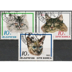 Korea stamps (1983) for sale. Domestic cats