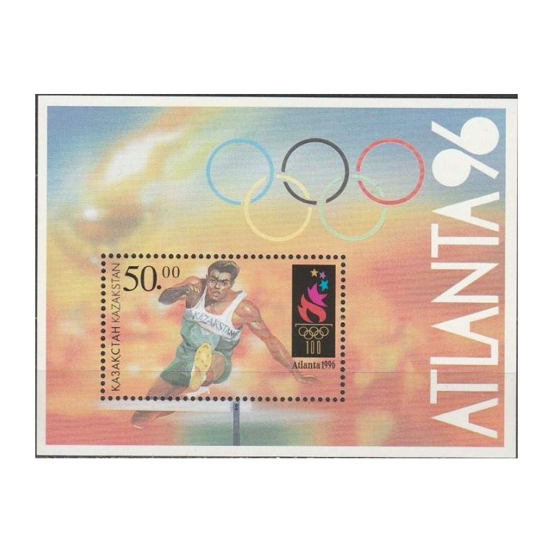Kazakstano pašto ženklai (1996). Atlantos vasaros olimpinės žaidynės