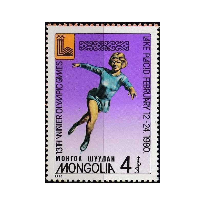 Mongolija 1980. Leik Plesido žiemos olimpinės žaidynės