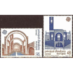 Andoros pašto ženklai (1987). Modernioji architektūra