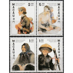 Makao pašto ženklai (1997). Gyvenimo stilius (valčių žmonės)