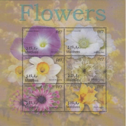 Maldives stamps (2002) for sale. Flowers