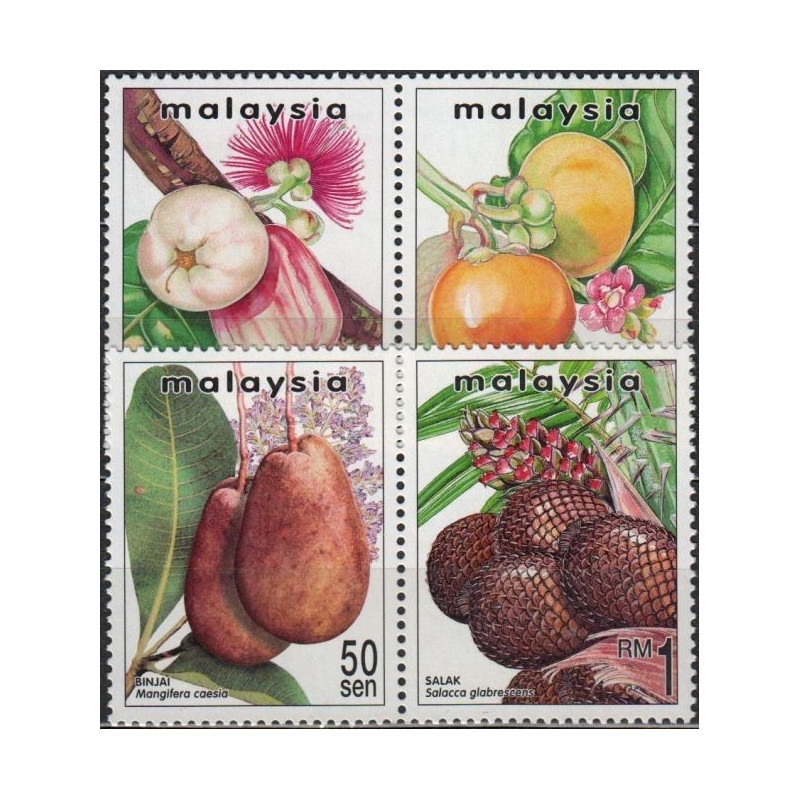 Malaysia stamps (1999) for sale. Rare Fruits II