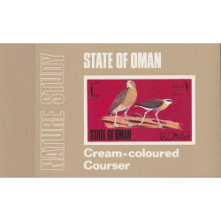 Oman stamps (1970) for sale. Cream-coloured courser