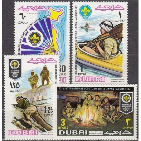 United Arab Emirates stamps (1971) for sale. Scout Movement