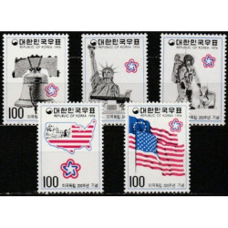 South Korea stamps (1976) for sale. American Revolution