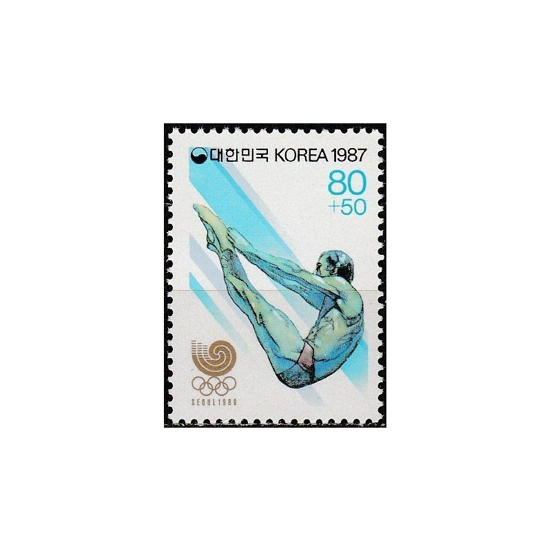 South Korea stamps (1987) for sale. Water sports