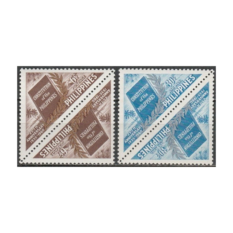 Filipinų pašto ženklai (1960). Konstitucija