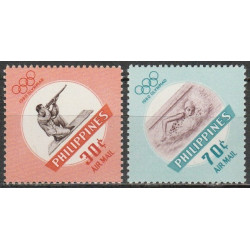 Filipinų pašto ženklai (1960). Romos vasaros olimpinės žaidynės