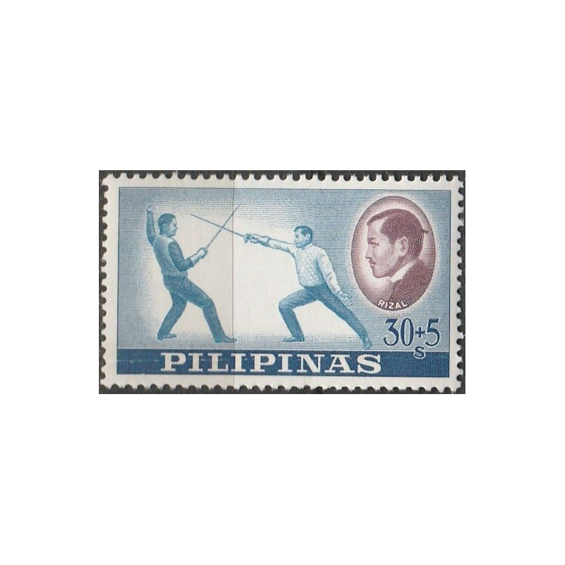 Filipinų pašto ženklai (1962). Chose Rizalas (rašytojas, medikas)
