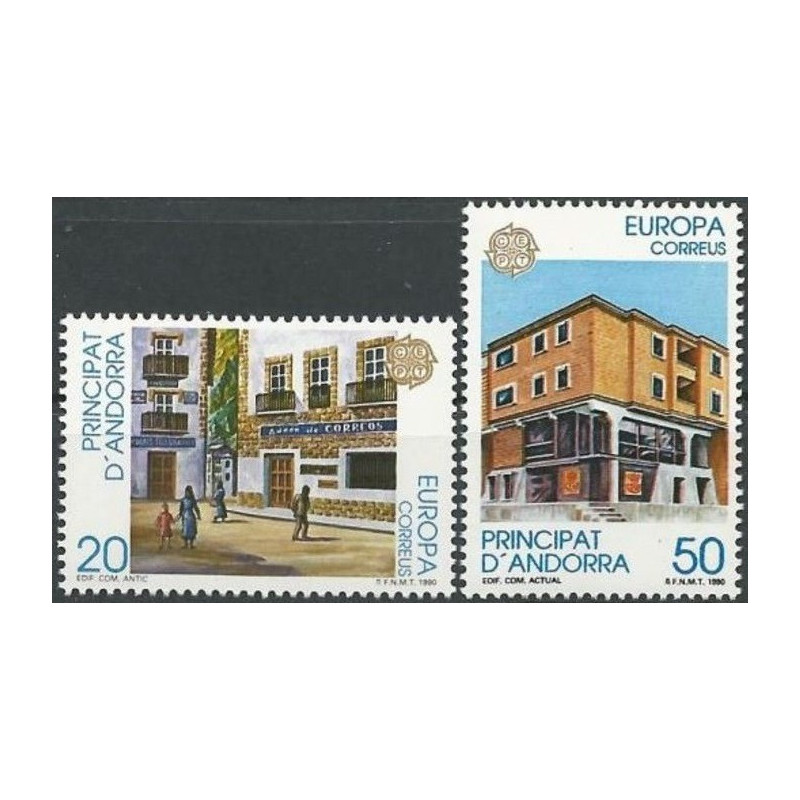 Andoros pašto ženklai (1990). Pašto pastatai