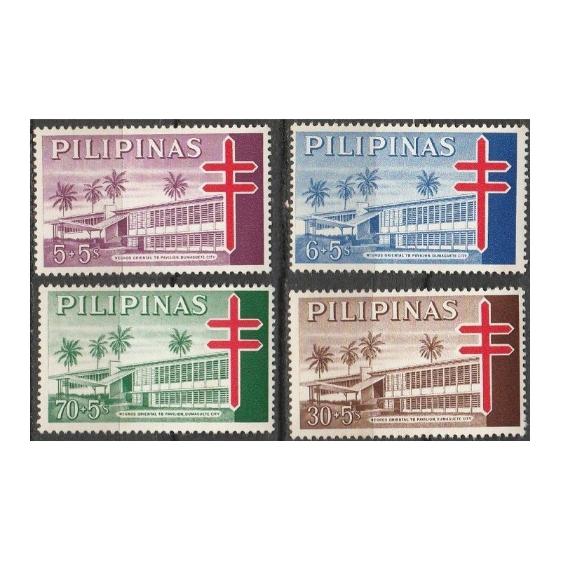 Filipinų pašto ženklai (1964). Kampanija prieš tuberkuliozę