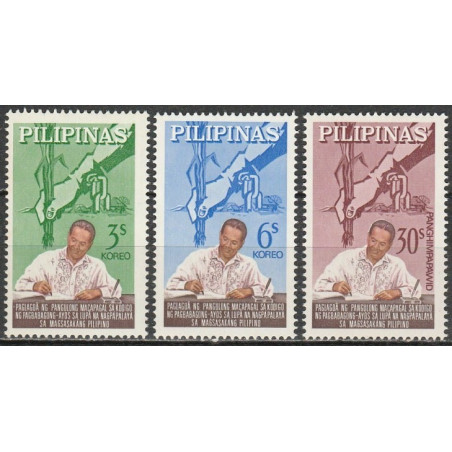 Filipinų pašto ženklai (1964). Žemės reforma