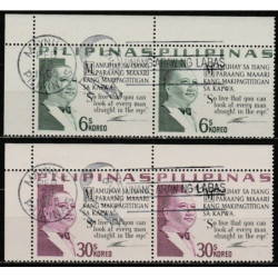 Filipinų pašto ženklai (1965). Prezidentas Elpidio Kirino