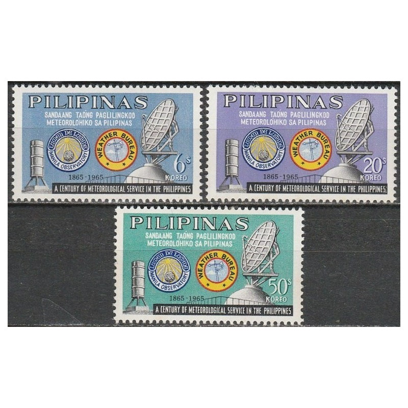 Philippines stamps (1965) for sale. Meteorology