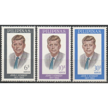 Filipinų pašto ženklai (1965). Džonas Fidžeraldas Kenedis