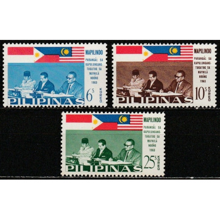 Filipinai 1965. Malaizijos, Filipinų ir Indonesijos prezidentai