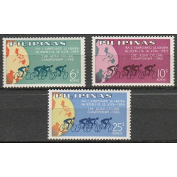 Filipinų pašto ženklai (1965). Azijos dviračių čempionatas